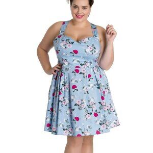NWT 4XL Hell Bunny Belinda Retro Rockabilly Floral Dress Torrid ModCloth